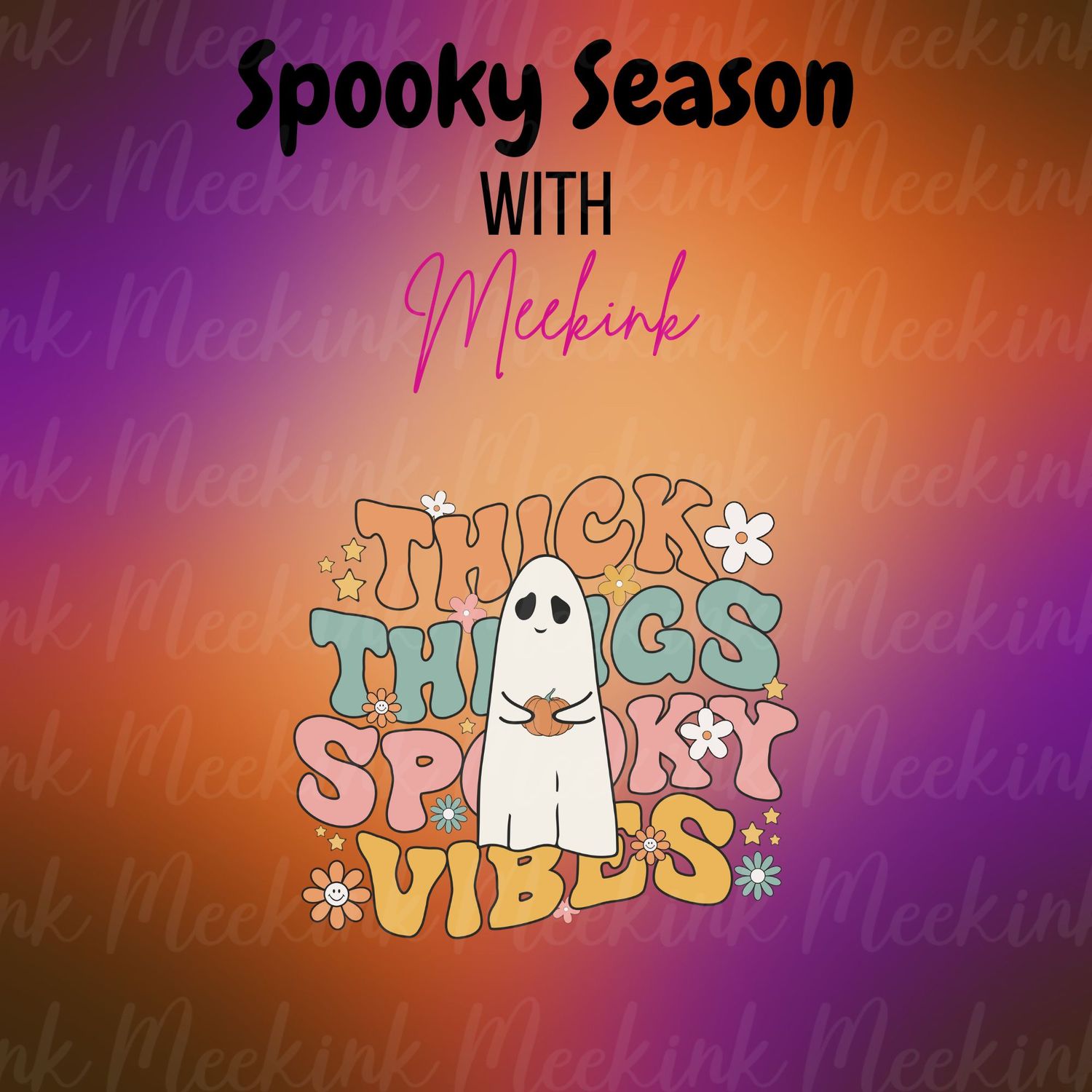 Spooky Season Decal 87 UVDTF or DTF