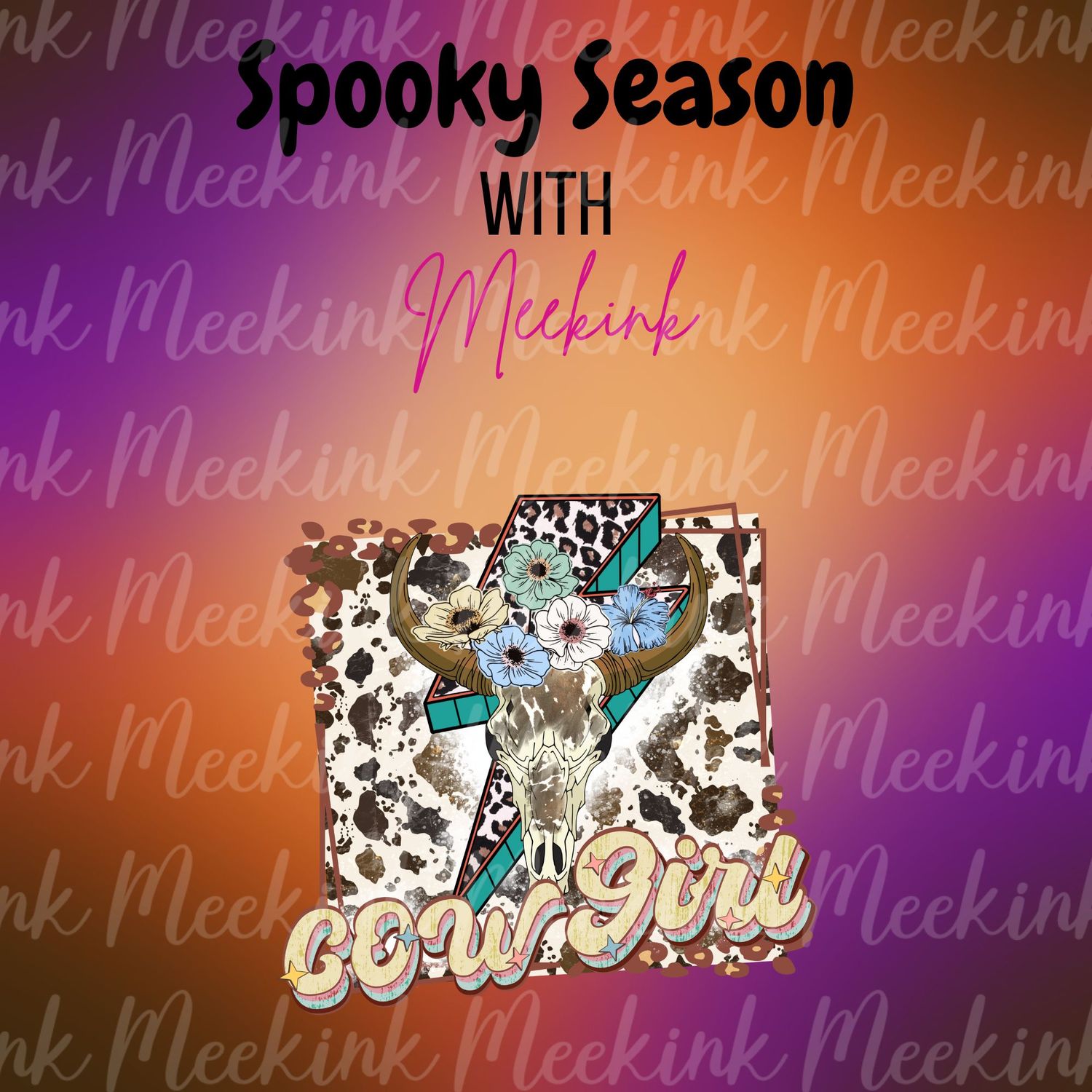 Spooky Season Decal 82 UVDTF or DTF