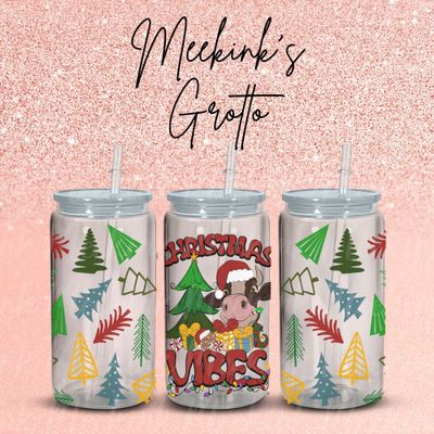 16oz Christmas Wrap 30 UVDTF