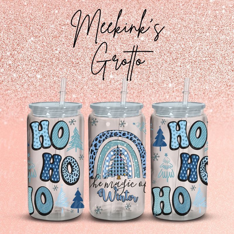 16oz Christmas Wrap 38 UVDTF