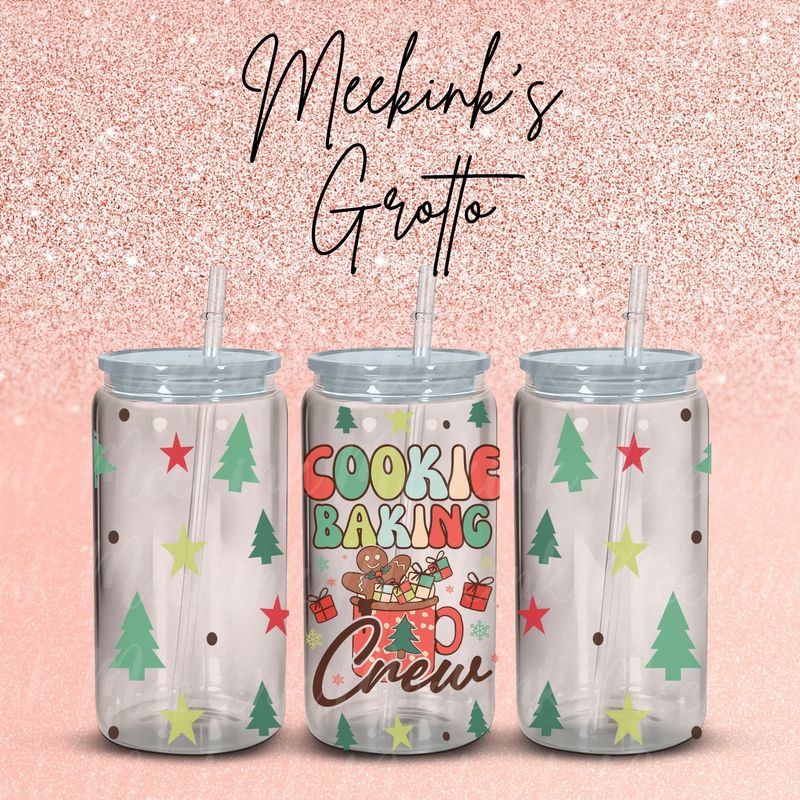 16oz Christmas Wrap 36 UVDTF