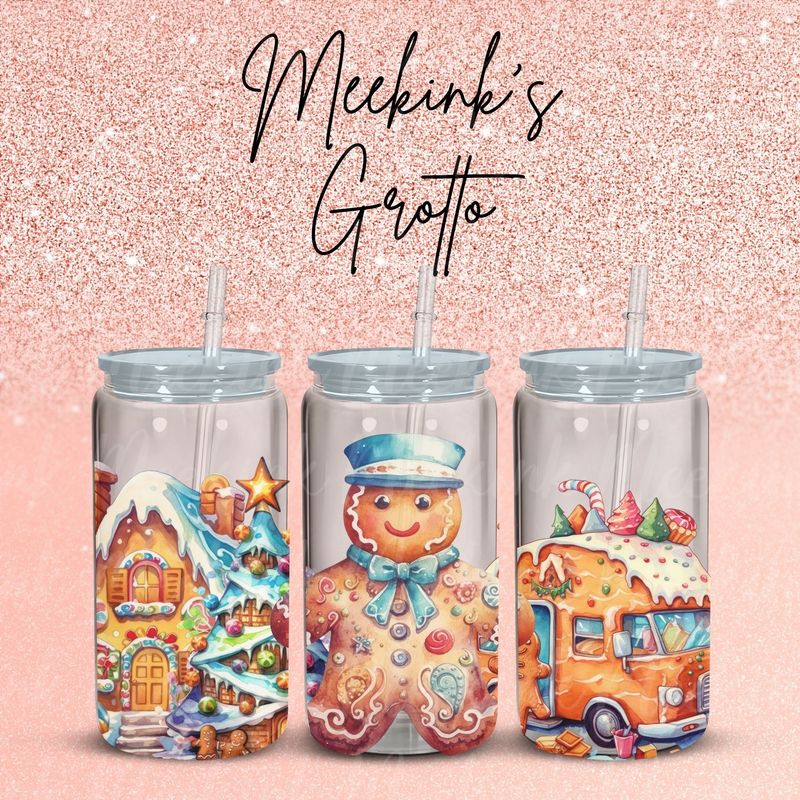 16oz Christmas Wrap 32 UVDTF