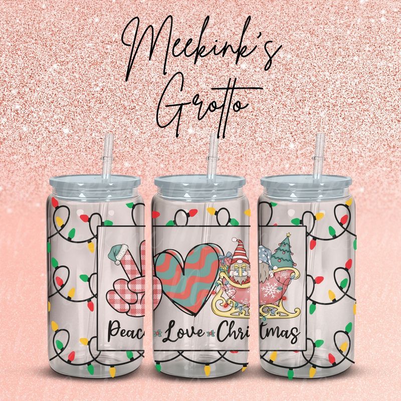 16oz Christmas Wrap 68 UVDTF