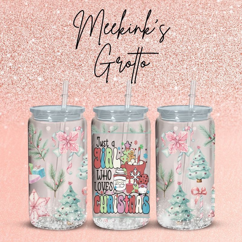 16oz Christmas Wrap 58 UVDTF