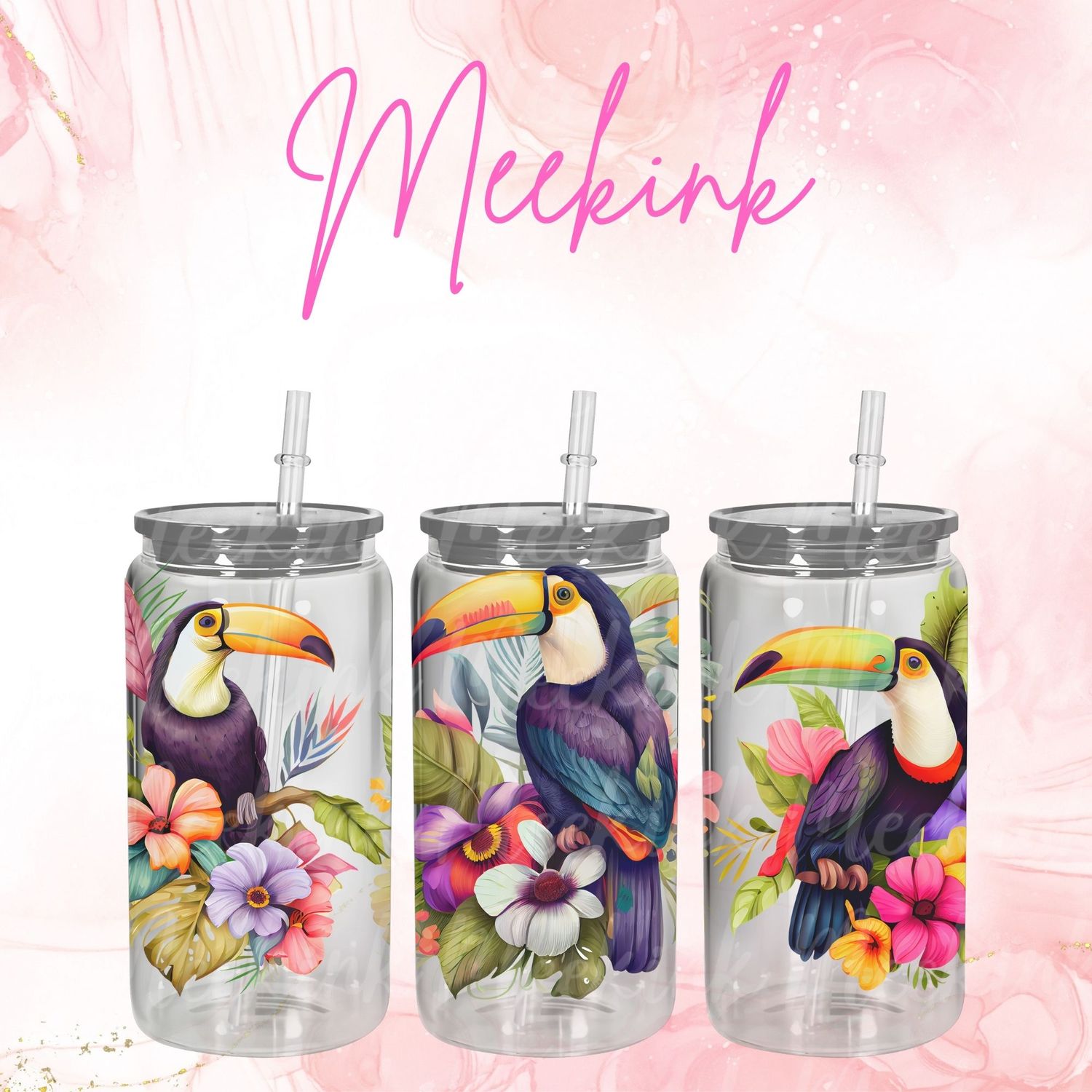 Toucan 16oz UVDTF Wrap