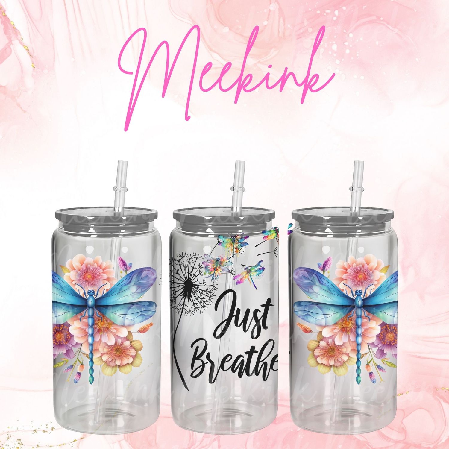 Just Breathe 16oz UVDTF Wrap