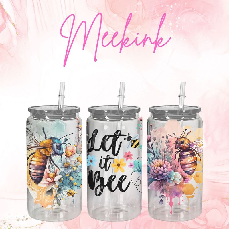 Let It Bee 16oz UVDTF Wrap