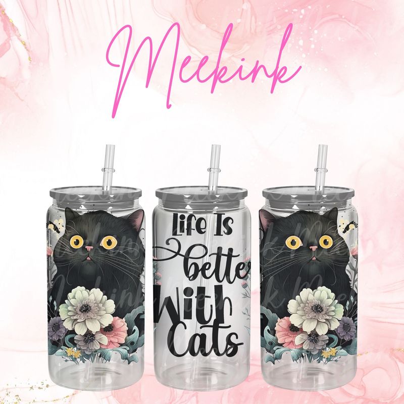 Kitty 16oz UVDTF Wrap