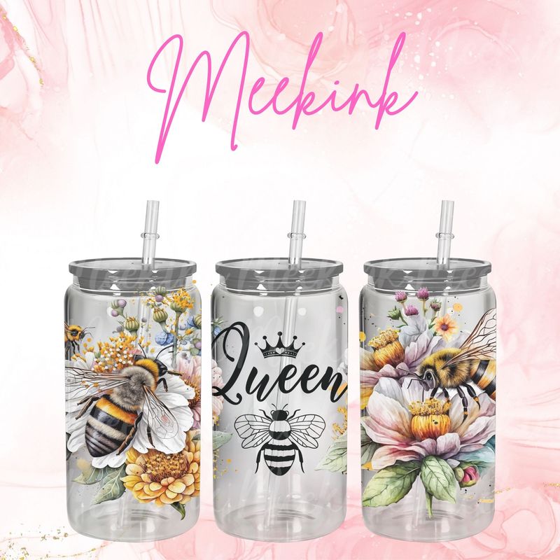 Queen Bee 16oz UVDTF Wrap
