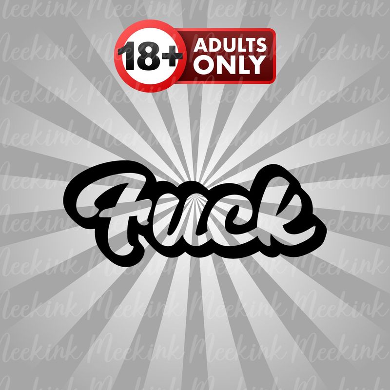 Fu*k UVDTF or DTF Decal