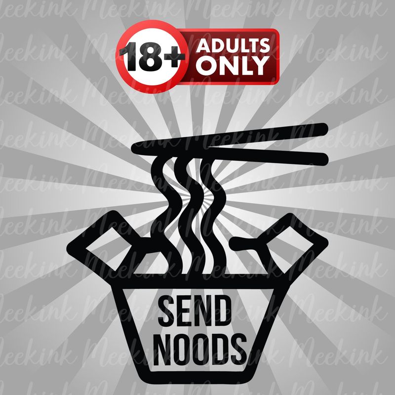 Send Noods UVDTF or DTF Decal