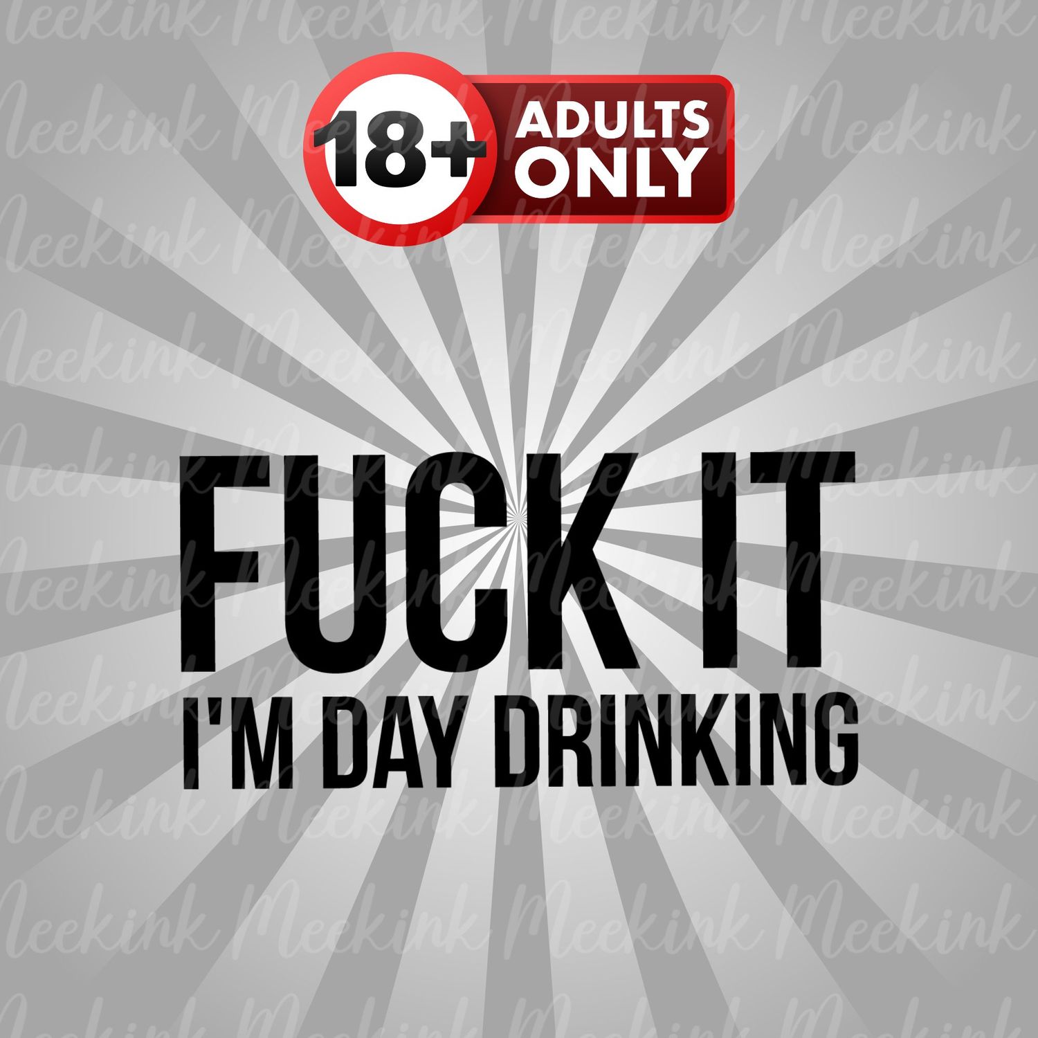 Day Drinking UVDTF or DTF Decal