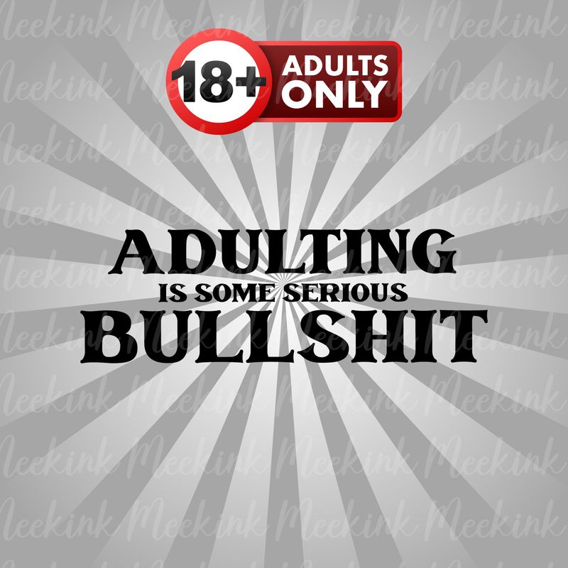 Serious Bullsh*t UVDTF or DTF Decal