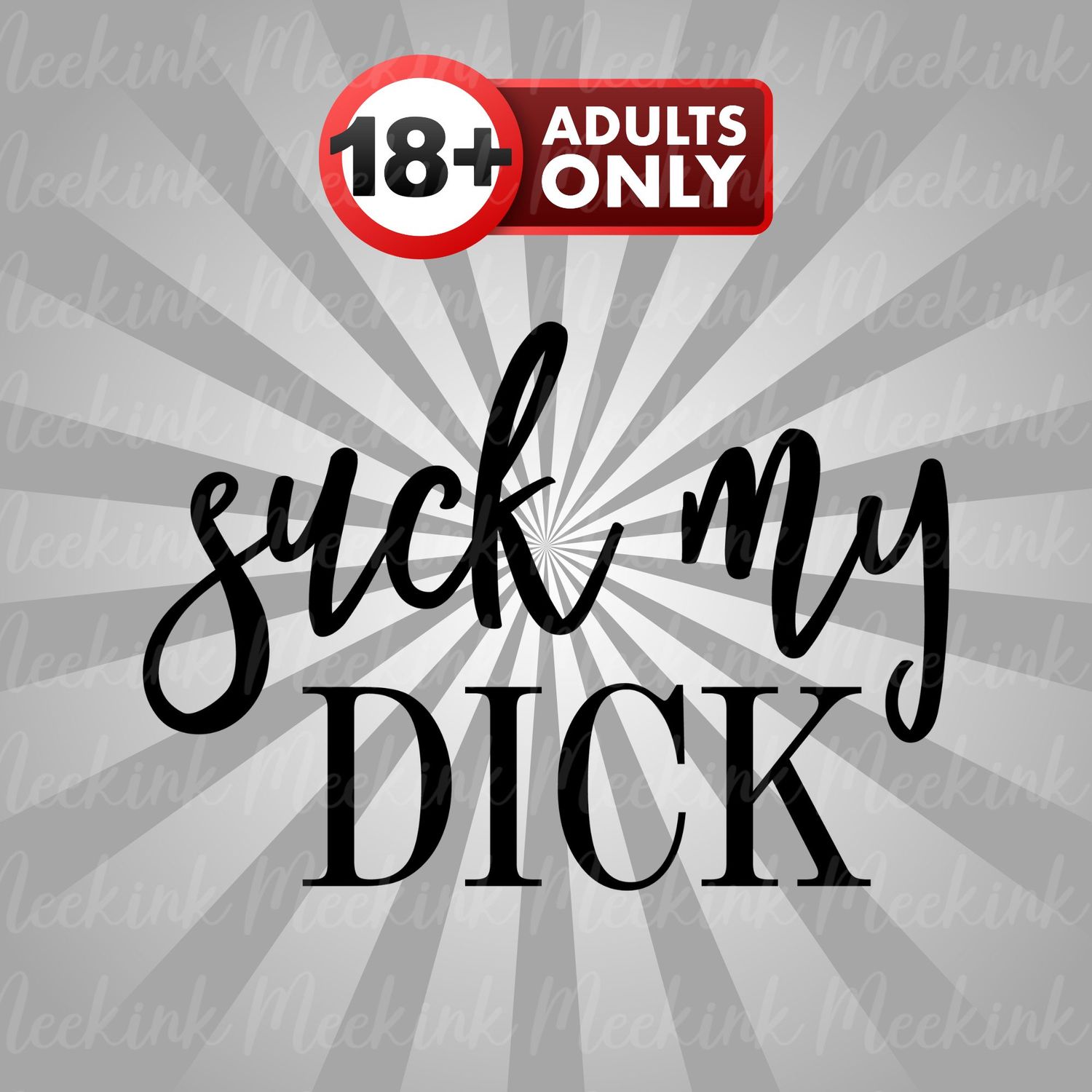 Suck My Di*k UVDTF or DTF Decal