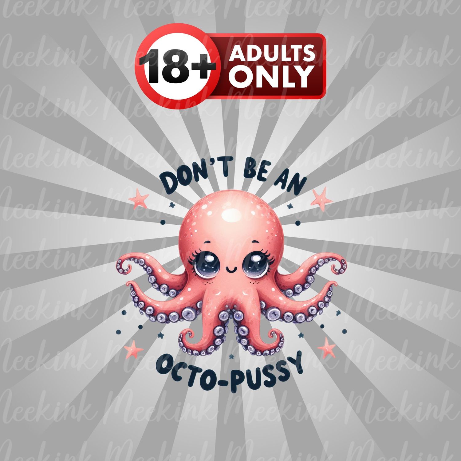 Octo - Pussy UVDTF or DTF Decal