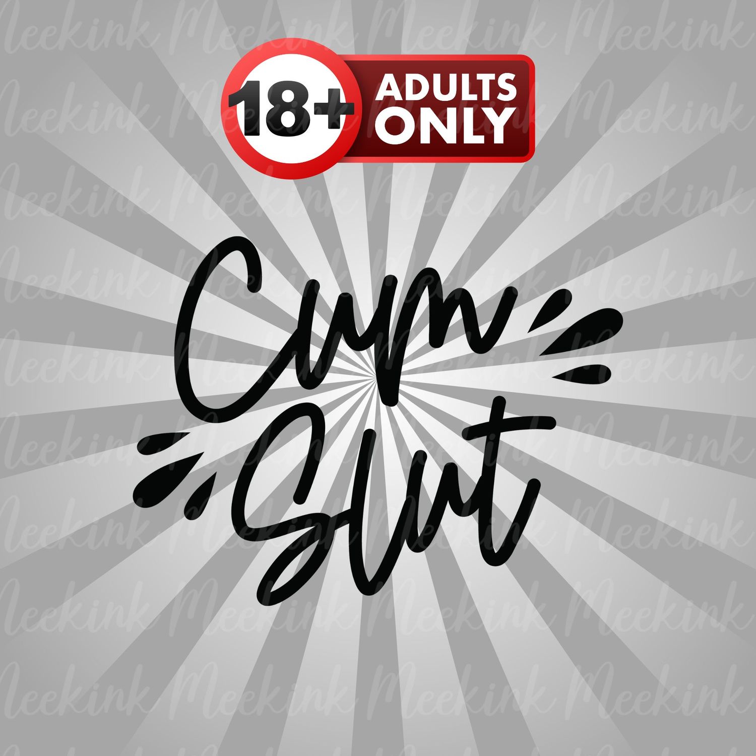 Cum Slut UVDTF or DTF Decal