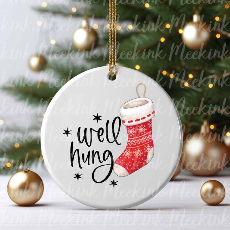 Well Hung UVDTF or DTF Decal