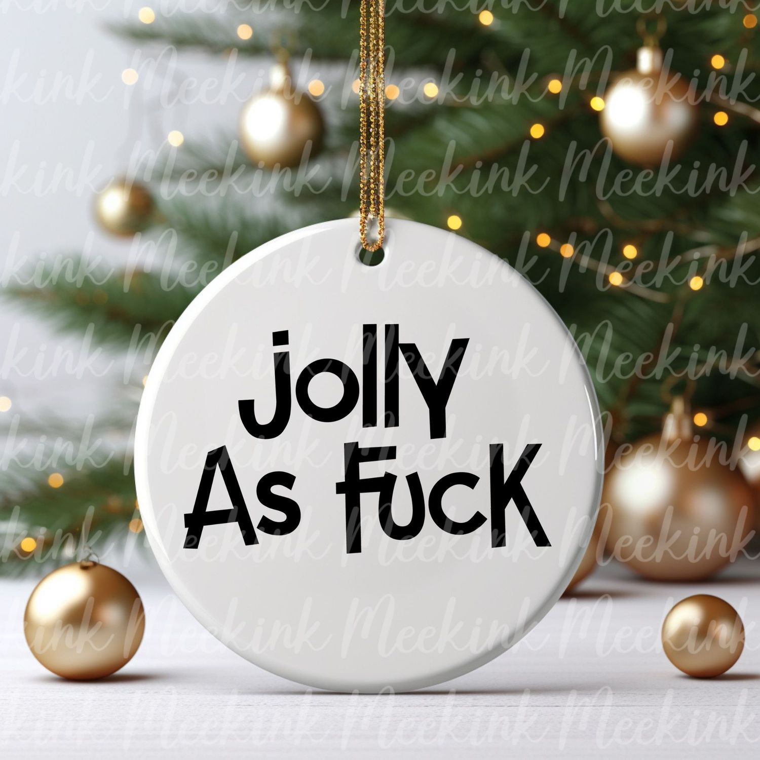 Jolly As Fu*k UVDTF or DTF Decal