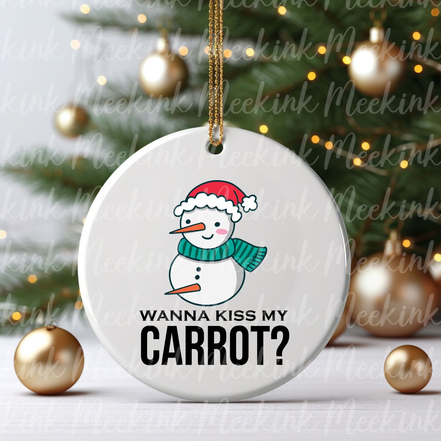 Kiss My Carrot UVDTF or DTF Decal