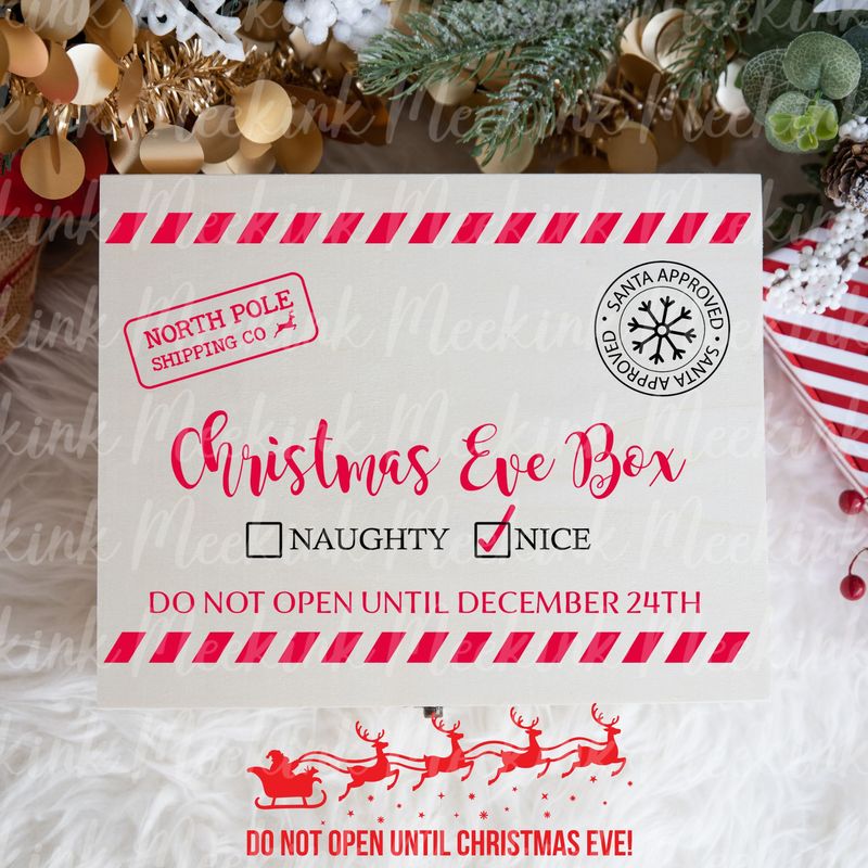 Christmas Eve Box 1 Decal