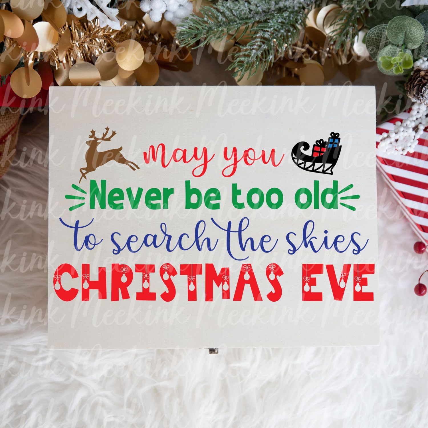 Christmas Eve Box 3 Decal