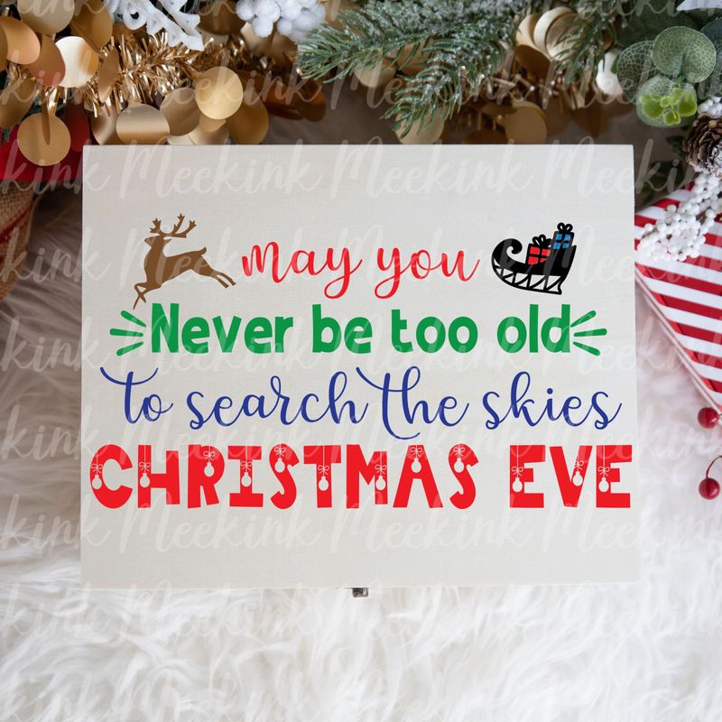 Christmas Eve Box 3 Decal