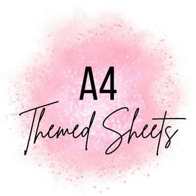 Themed A4 Sheets