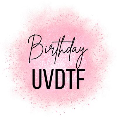Birthday UVDTF Decals {solid materials}