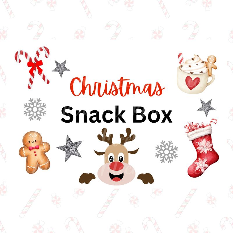 Christmas Snack Box UVDTF Design 1