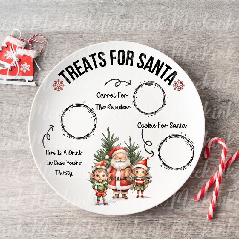 Christmas Eve Treat Design 4 UVDTF or DTF