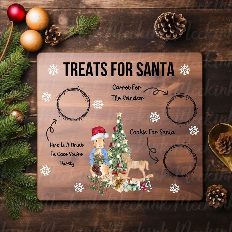 Santa Treat Design 4 UVDTF DECAL