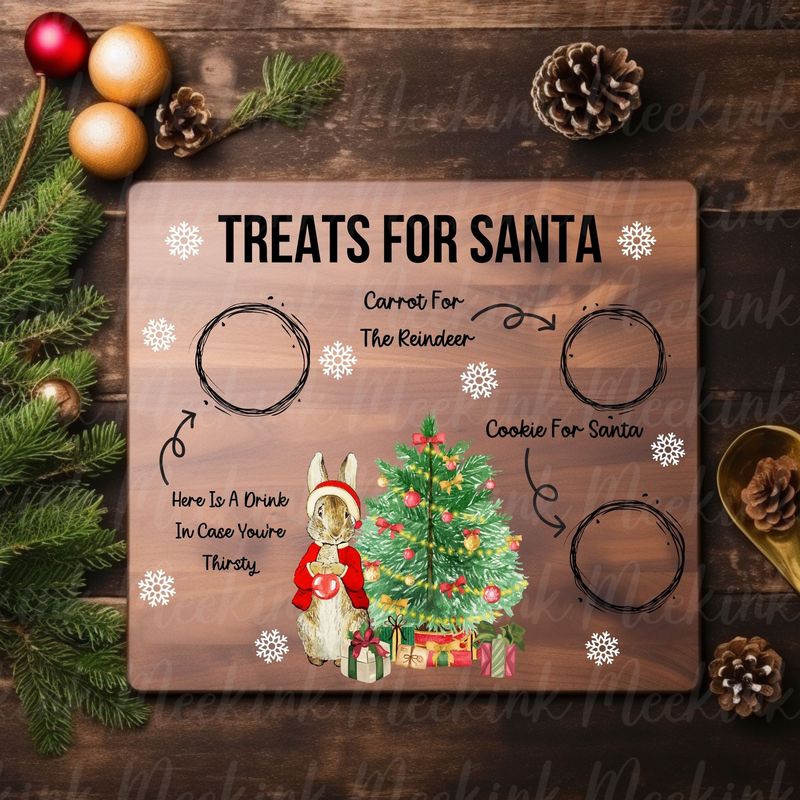 Santa Treat Design 2 UVDTF DECAL