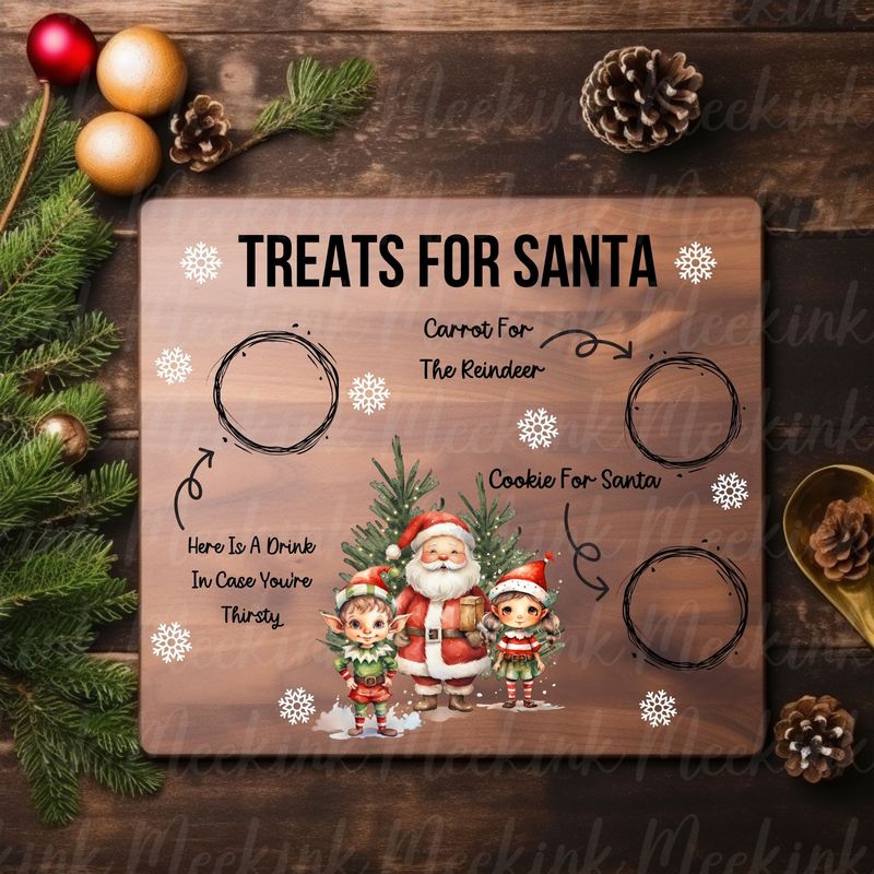 Santa Treat Design 3 UVDTF DECAL