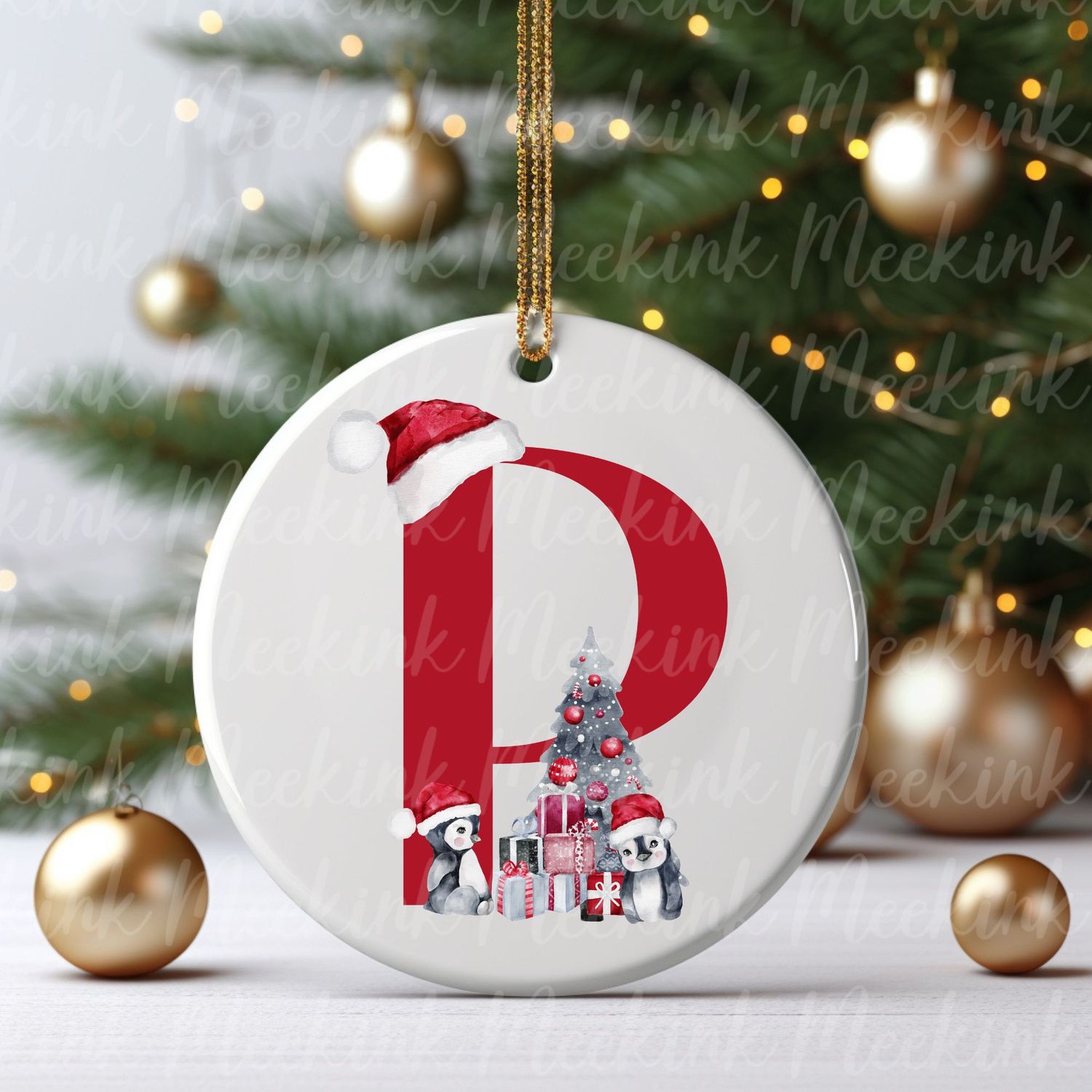 Cute Penguin Alphabet Letters UVDTF or DTF Decal