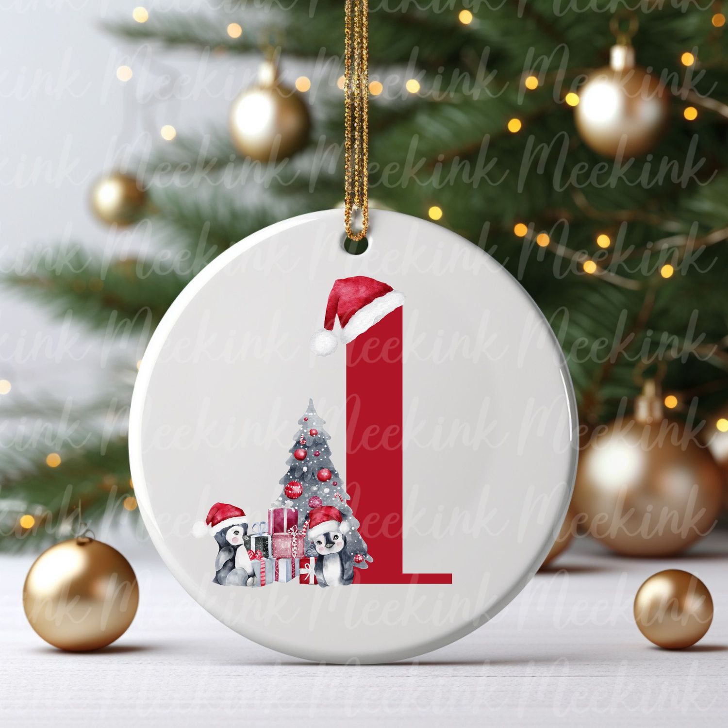 Cute Penguin Alphabet Letters UVDTF or DTF Decal