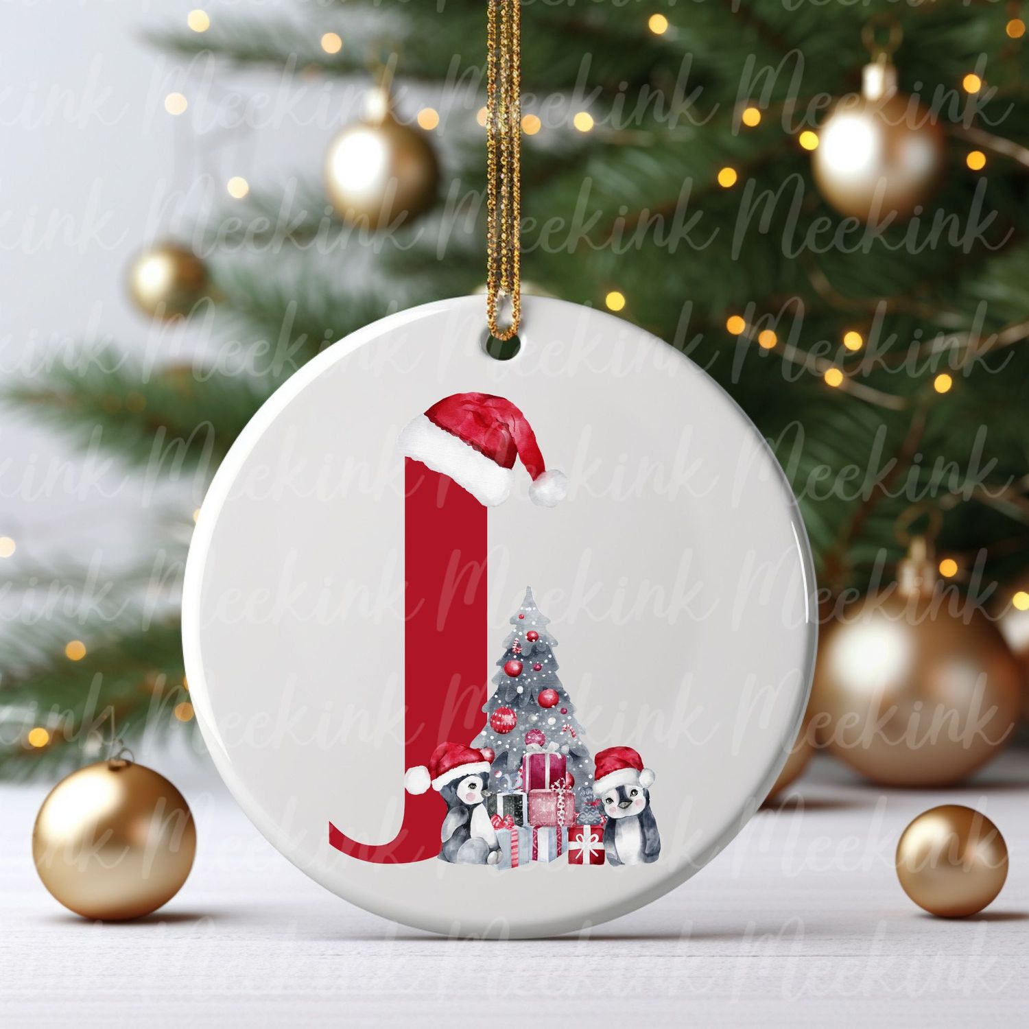 Cute Penguin Alphabet Letters UVDTF or DTF Decal