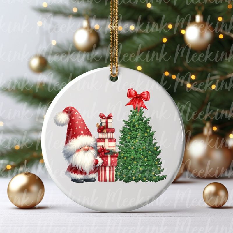 Magical Christmas Gnomes Design 2 UVDTF or DTF Decal