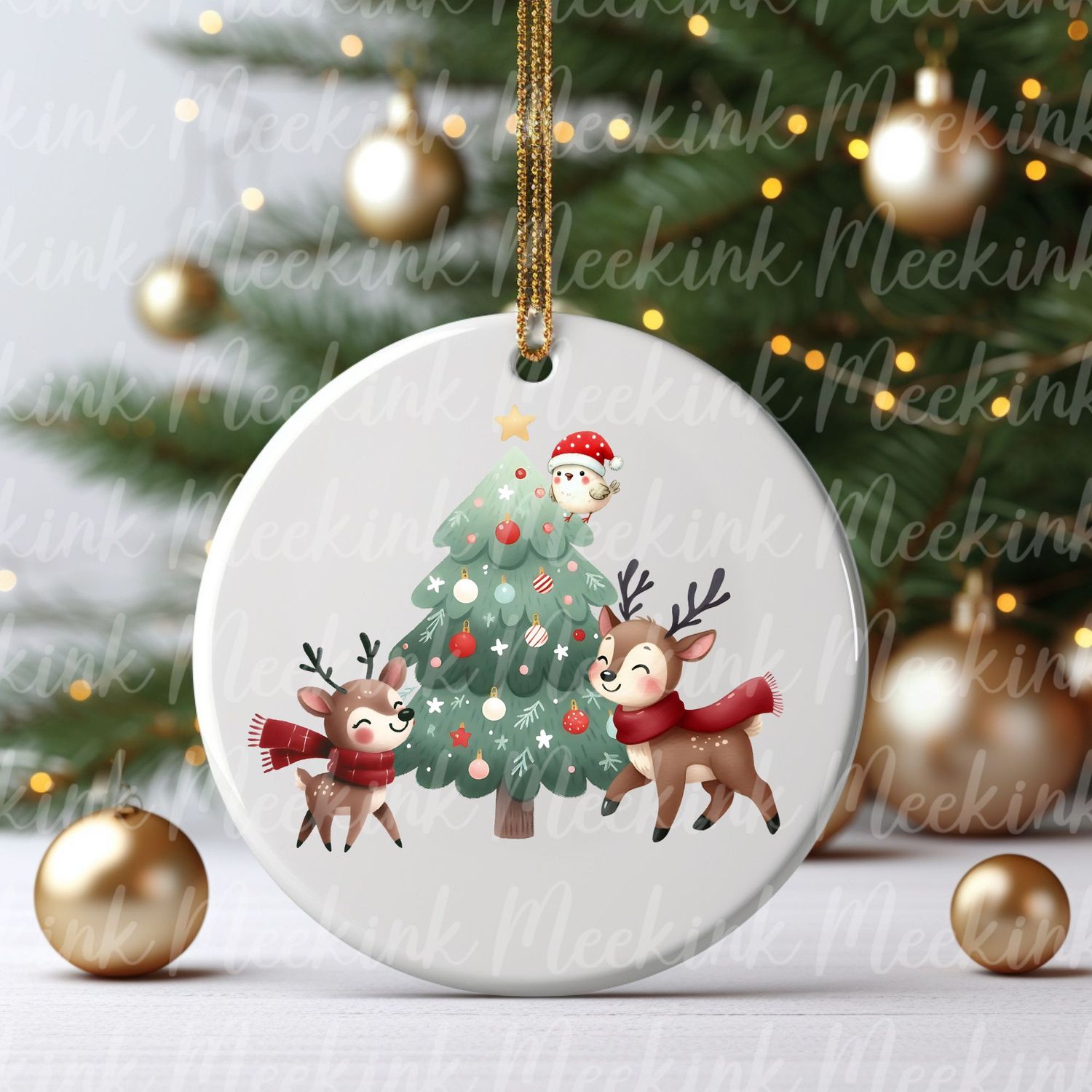 Magical Christmas Gnomes Design 8 UVDTF or DTF Decal