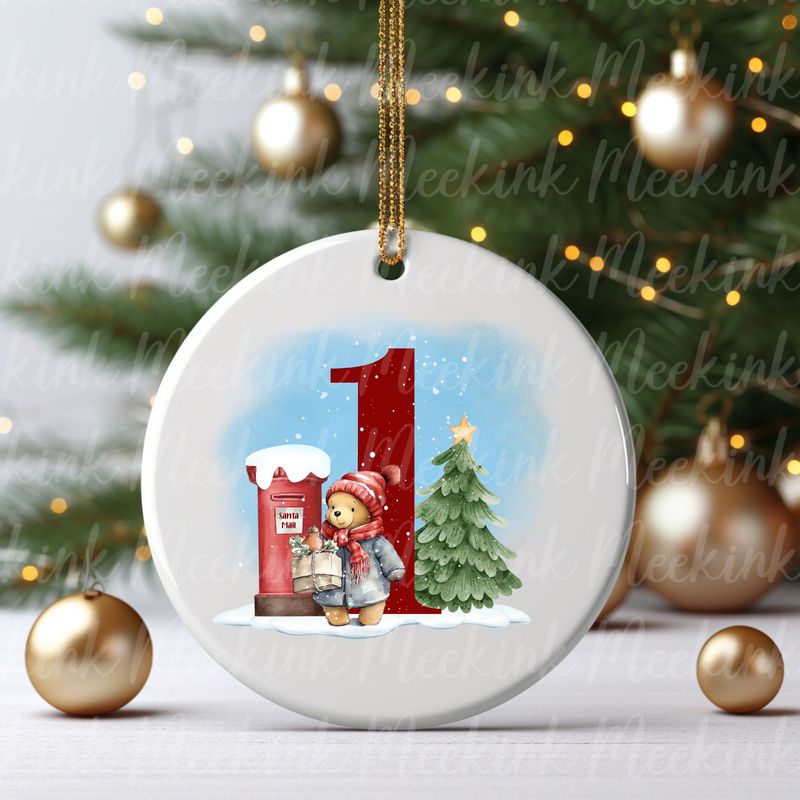 1st Post Box Bear Decal