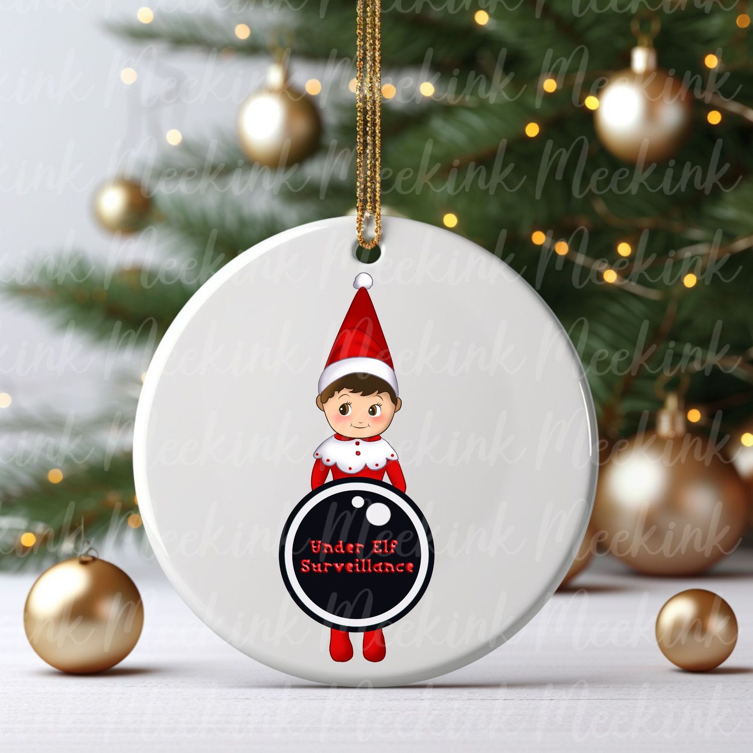 Elf Surveillance  Decal