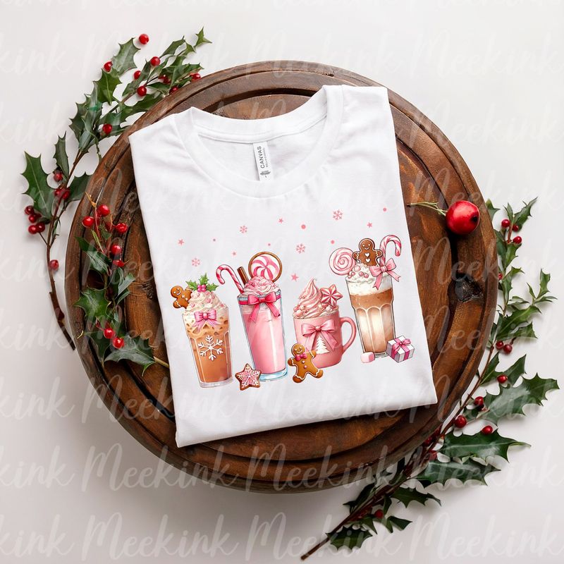 Pink Hot Choccy Milkshake Decal