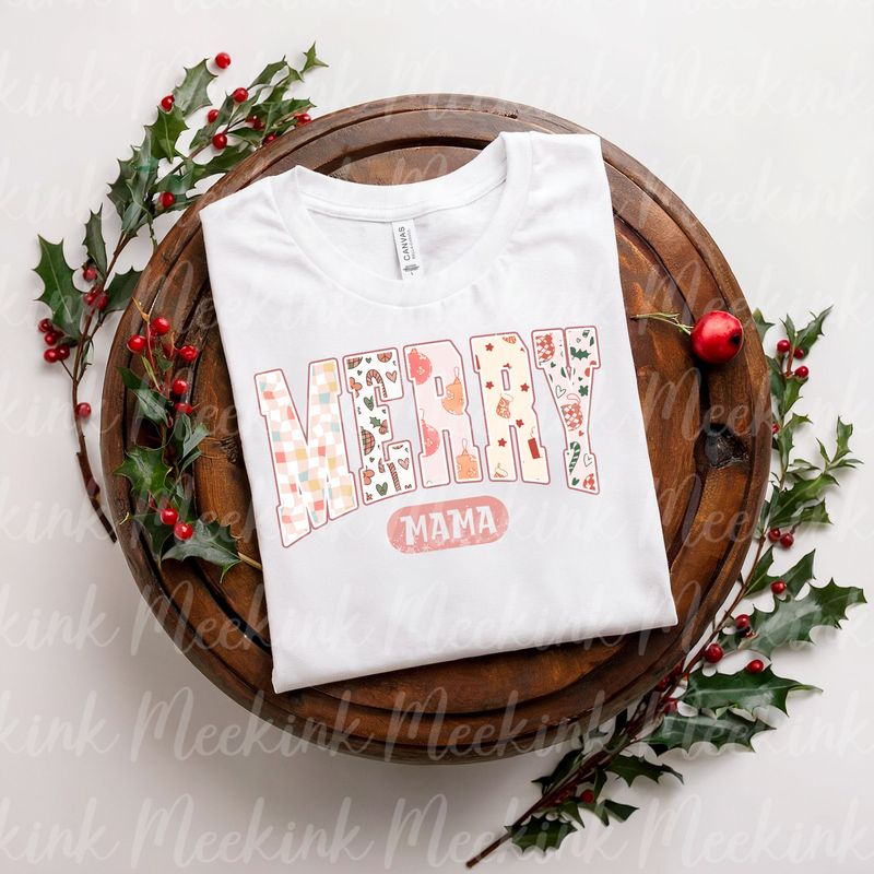 Pink Merry Mama Decal
