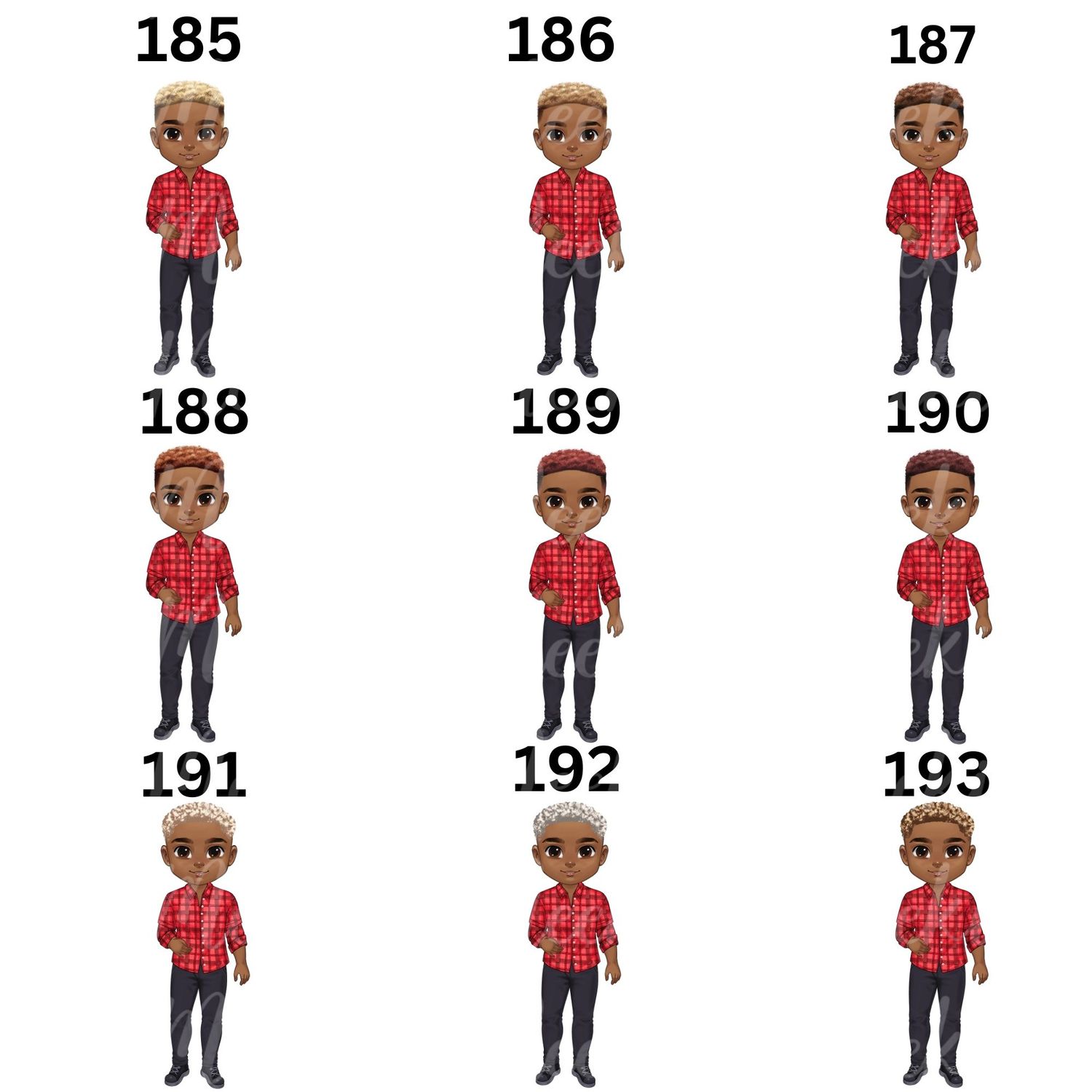 Christmas Chibi Man Doll UVDTF or DTF Decal