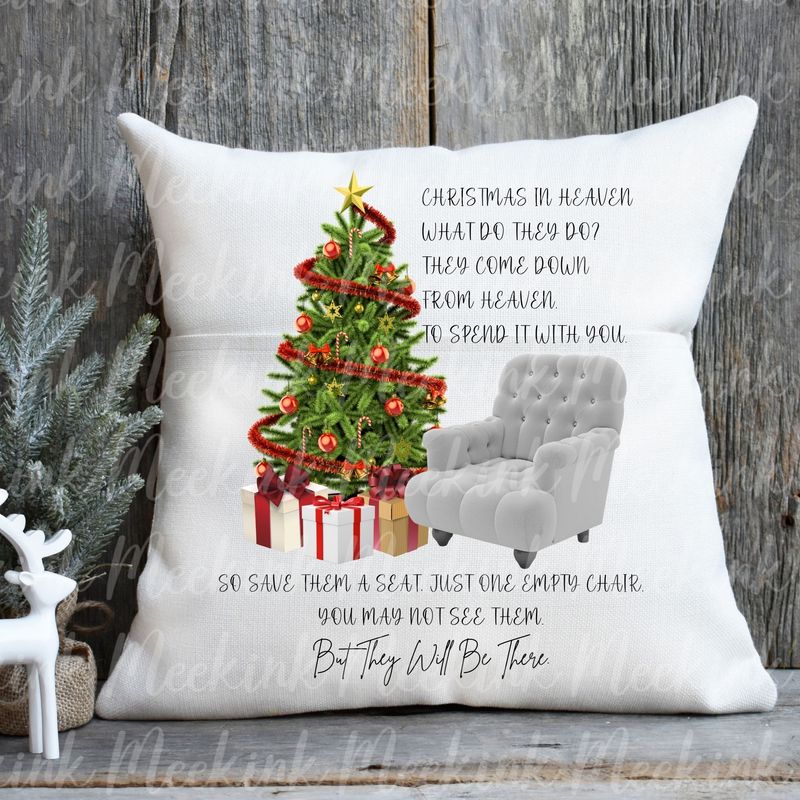 Christmas In Heaven DTF Decal