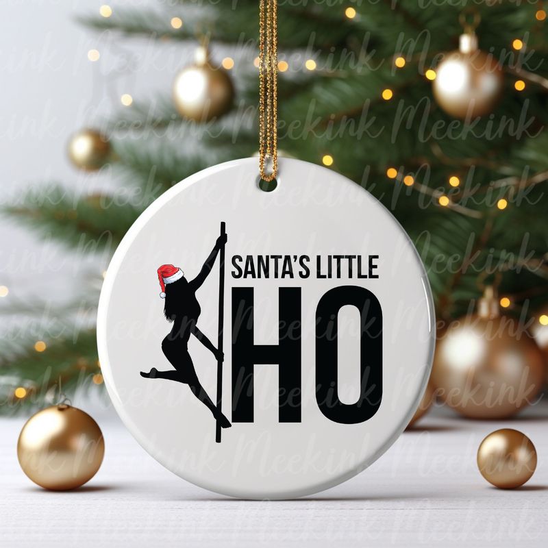 Santa&#39;s Ho UVDTF or DTF Decal