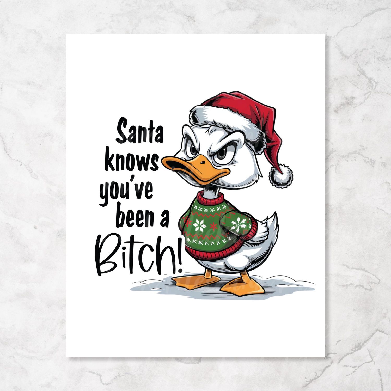 Been A Bitch UVDTF or DTF Decal