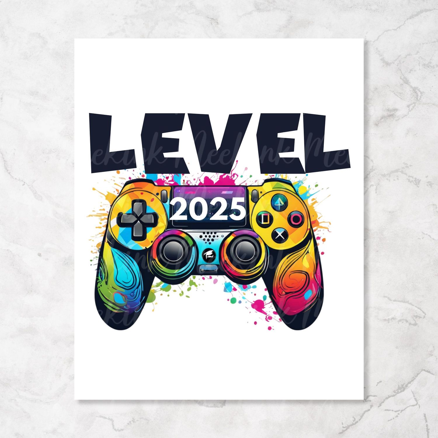 Level 2025 New Year Decal