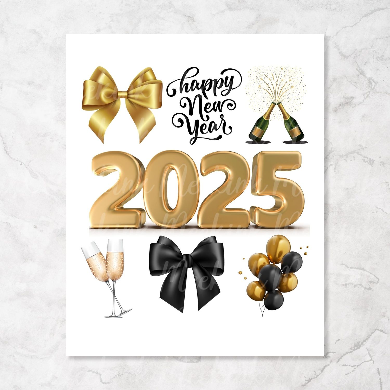2025 New Year Decal