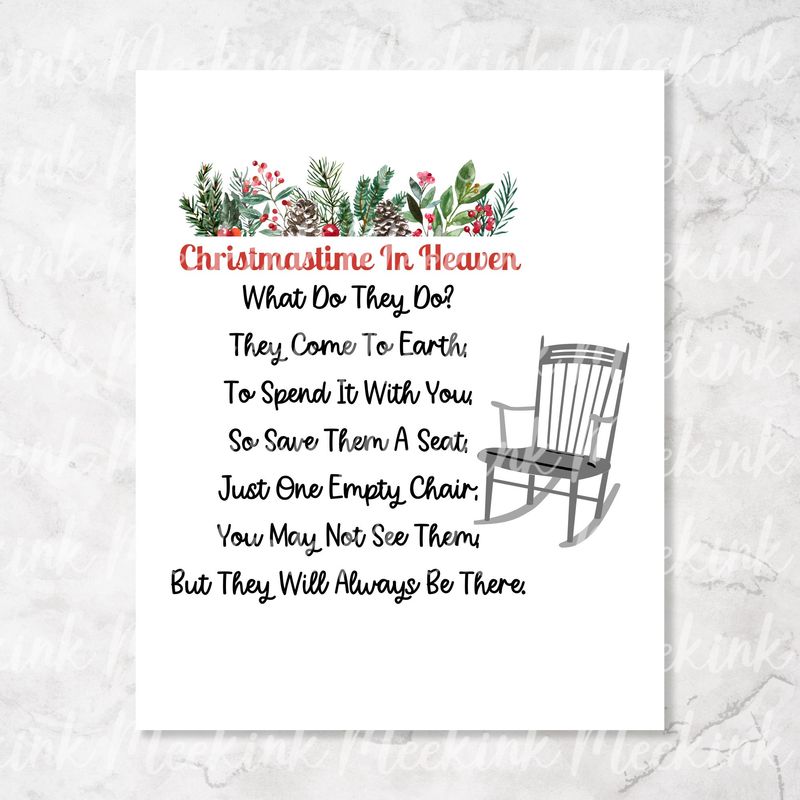 Christmastime In Heaven Decal