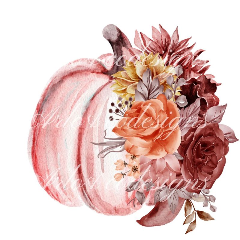 floral-pumpkin-digital-download
